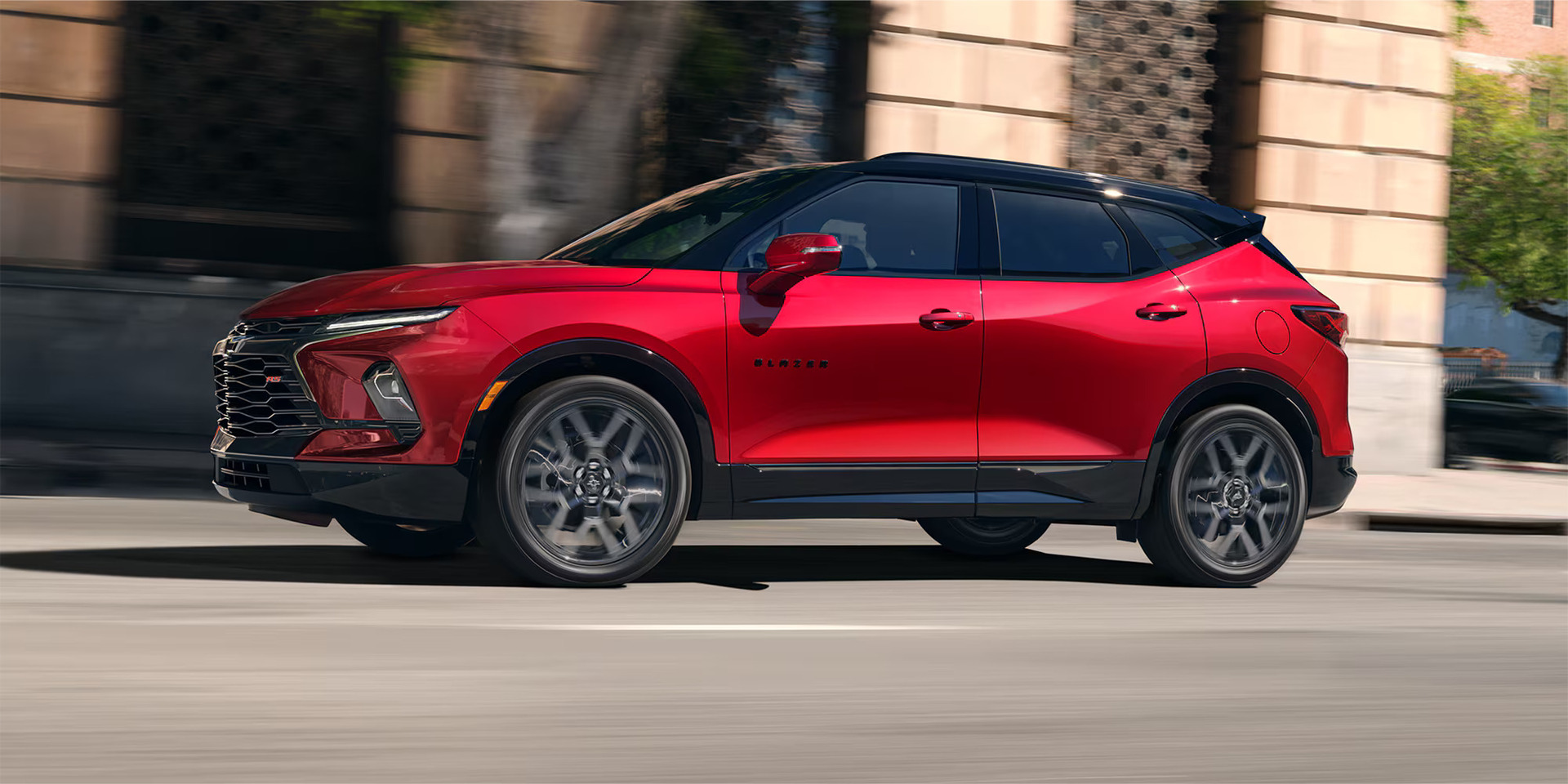 Chevrolet Blazer parked outdoors