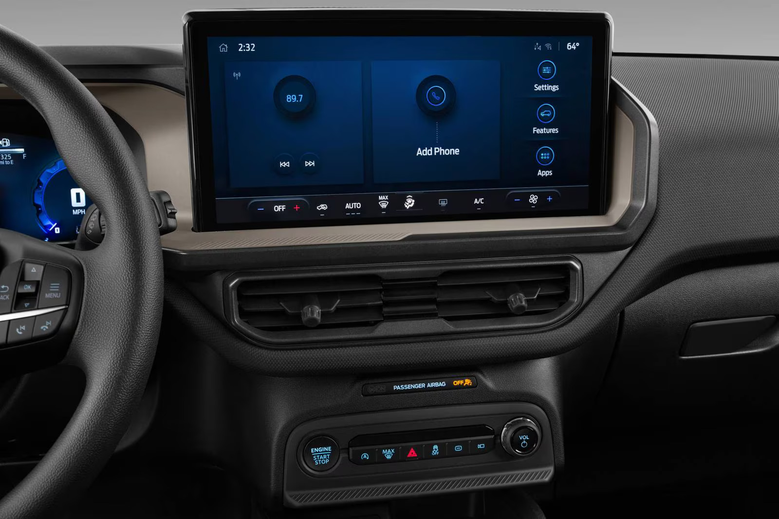 2026 Ford Bronco Sport SYNC 4 infotainment technology