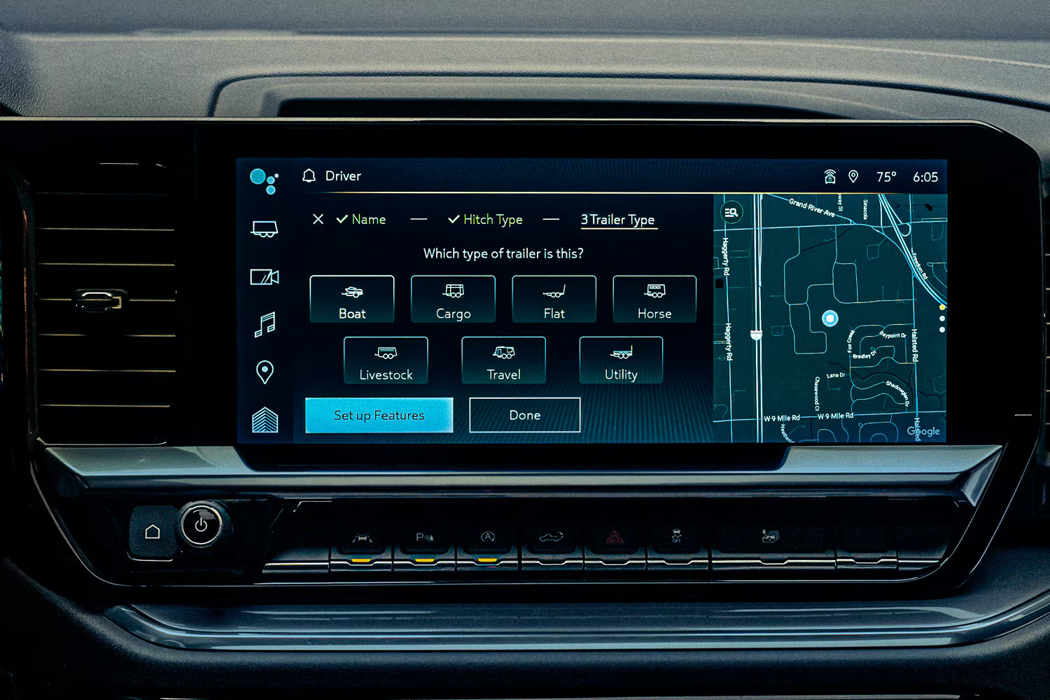 2026 Chevrolet Silverado HD In-Vehicle Trailering system