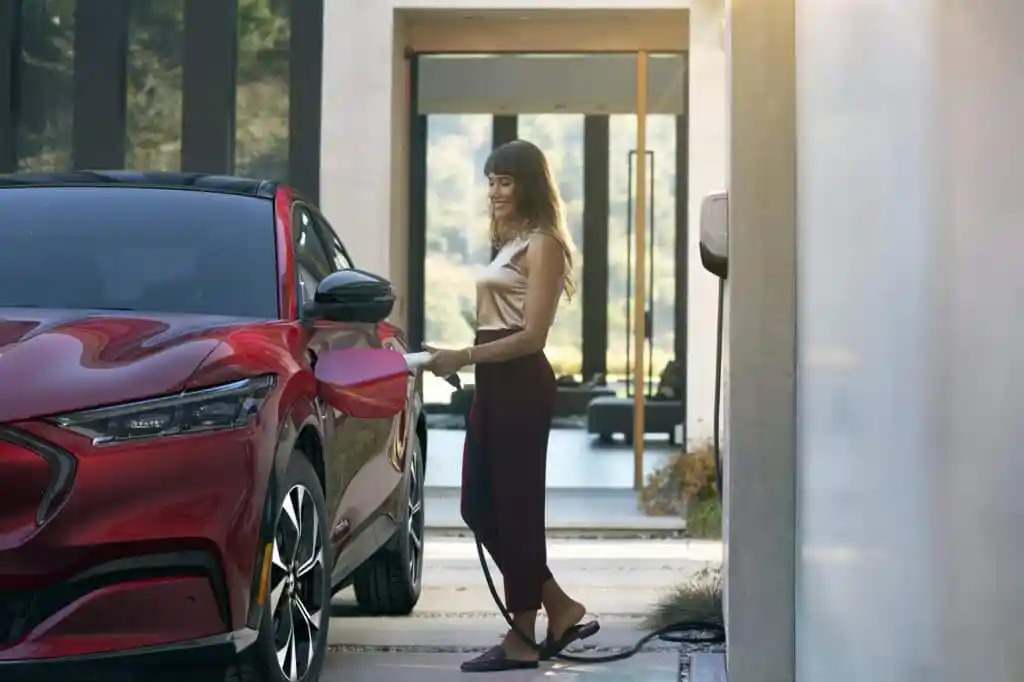 2026 Ford Mustang Mach-E charging