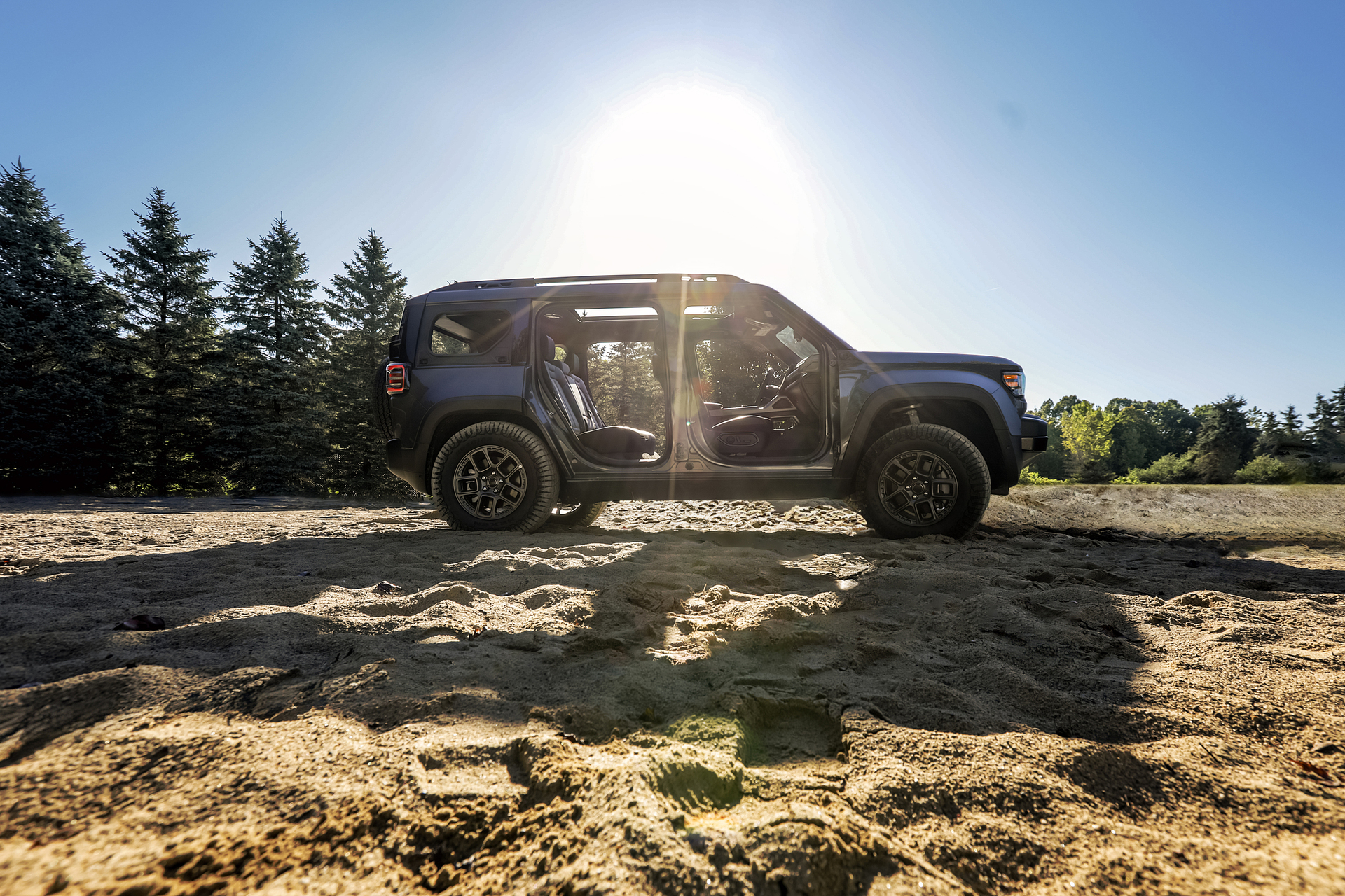 2026 Jeep Recon open-air Wisconsin trail driving
