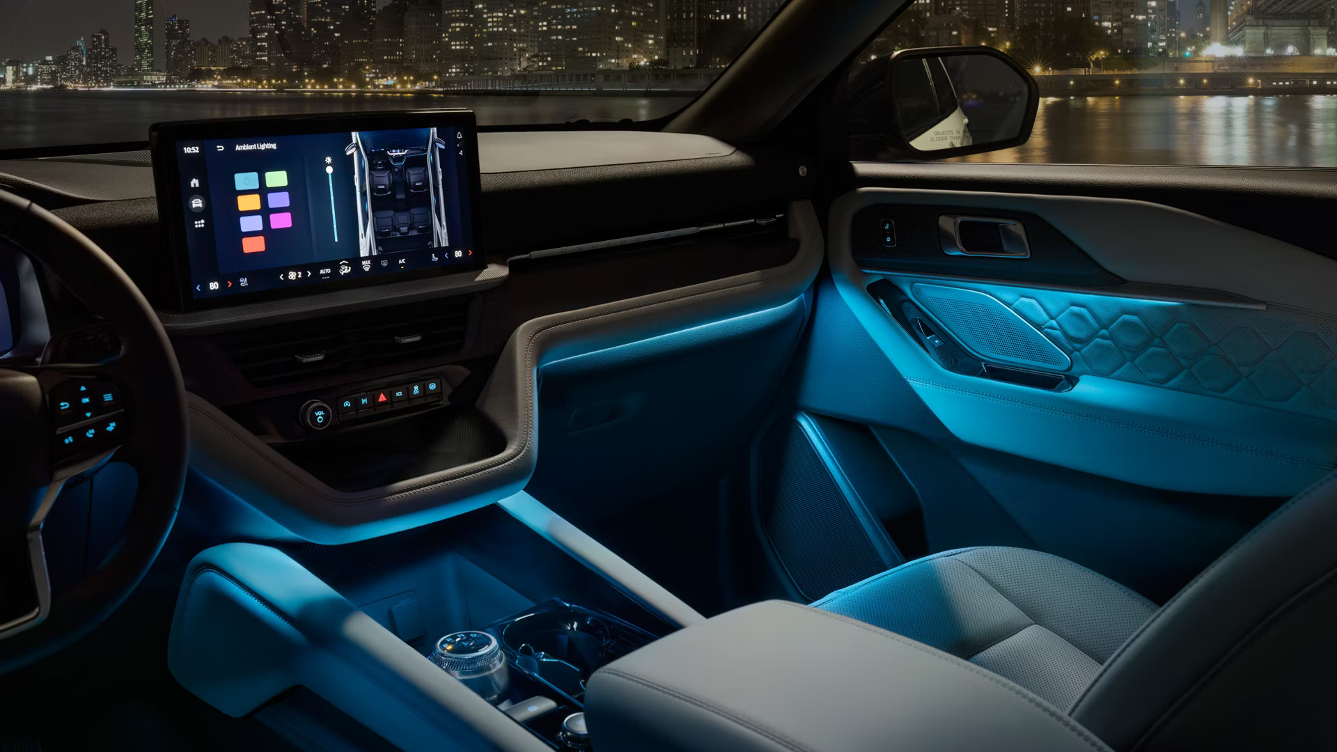 2027 Ford Explorer 5G cabin and digital cockpit