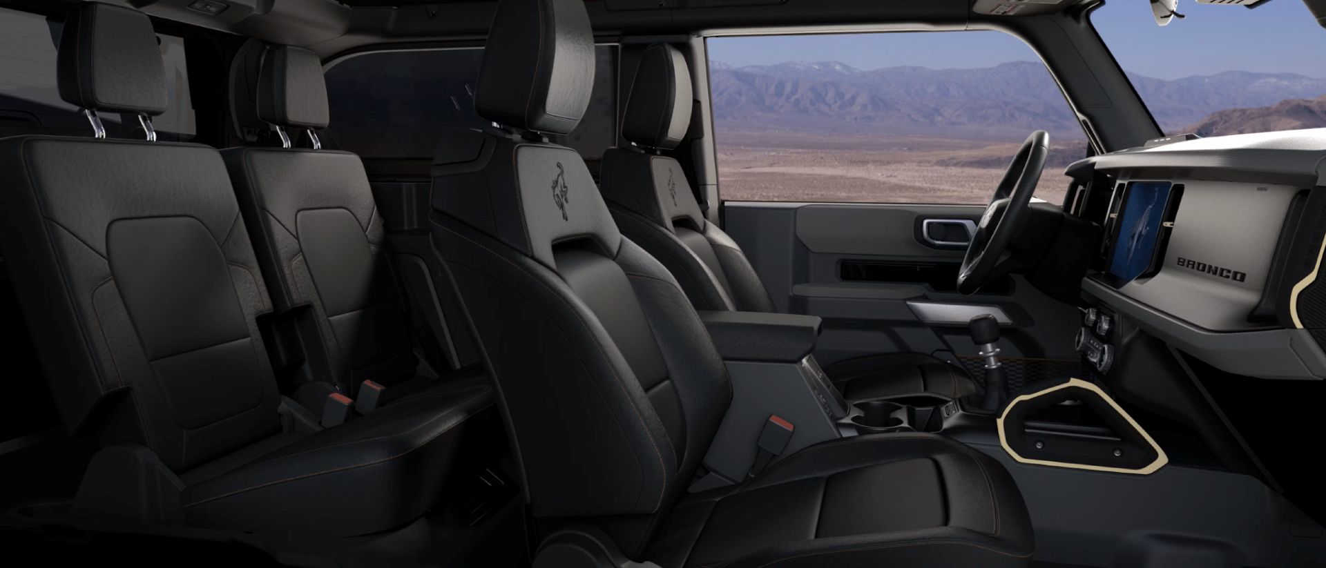 2026 Ford Bronco interior and cargo space