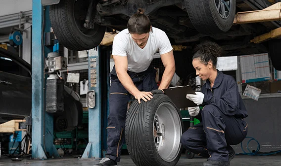 Chevrolet Blazer EV tire rotation service